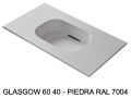 Low-depth suspended or built-in vasin surface - GLASGOW 40