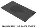Low-depth suspended or built-in vasin surface - GLASGOW 40