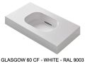 Suspended or incasted basin with 60 cm basin – GLASGOW 60