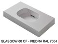 Suspended or incasted basin with 60 cm basin – GLASGOW 60