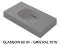 Suspended or incasted basin with 60 cm basin – GLASGOW 60
