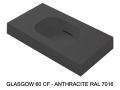Suspended or incasted basin with 60 cm basin – GLASGOW 60