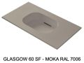 Suspended or incasted basin with 60 cm basin – GLASGOW 60