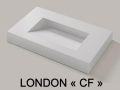 Custom-made toilet tray drainage by gutter – LONDON 50