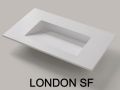 Custom-made toilet tray drainage by gutter – LONDON 50