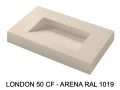 Custom-made toilet tray drainage by gutter – LONDON 50