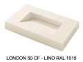 Custom-made toilet tray drainage by gutter – LONDON 50