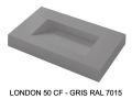 Custom-made toilet tray drainage by gutter – LONDON 50