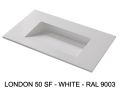 Custom-made toilet tray drainage by gutter – LONDON 50