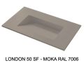 Custom-made toilet tray drainage by gutter – LONDON 50