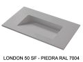Custom-made toilet tray drainage by gutter – LONDON 50