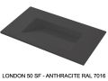 Custom-made toilet tray drainage by gutter – LONDON 50