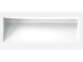 85cm wall-mounted or inset linear washbasin – LONDON XL 85