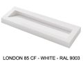 85cm wall-mounted or inset linear washbasin – LONDON XL 85