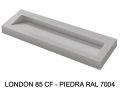 85cm wall-mounted or inset linear washbasin – LONDON XL 85