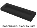 85cm wall-mounted or inset linear washbasin – LONDON XL 85