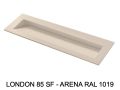 85cm wall-mounted or inset linear washbasin – LONDON XL 85
