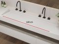 Suspended or built-in gutter top 120 cm – LONDON XXL 120