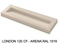 Suspended or built-in gutter top 120 cm – LONDON XXL 120