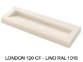 Suspended or built-in gutter top 120 cm – LONDON XXL 120