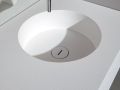 Suspended or countertop with round basin Ø35 cm – CARDIFF