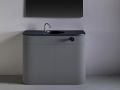 Suspended or countertop with round basin Ø35 cm – CARDIFF