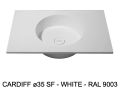 Suspended or countertop with round basin Ø35 cm – CARDIFF