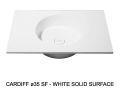 Suspended or countertop with round basin Ø35 cm – CARDIFF