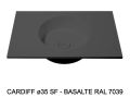 Suspended or countertop with round basin Ø35 cm – CARDIFF