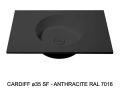 Suspended or countertop with round basin Ø35 cm – CARDIFF
