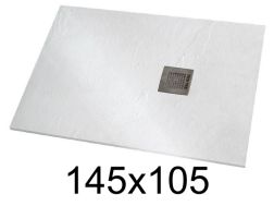 Shower tray 145x105 cm extra-flat resin - VERONE XL