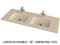 Custom-made double-sin top suspended or built-in – LEEDS 50 DOUBLE