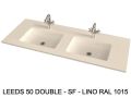 Custom-made double-sin top suspended or built-in – LEEDS 50 DOUBLE