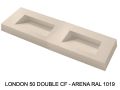 Suspended or built-in double-in gutter plan – LONDON DOUBLE 50