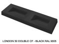 Suspended or built-in double-in gutter plan – LONDON DOUBLE 50