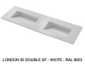 Suspended or built-in double-in gutter plan – LONDON DOUBLE 50