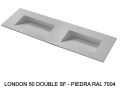 Suspended or built-in double-in gutter plan – LONDON DOUBLE 50