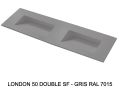 Suspended or built-in double-in gutter plan – LONDON DOUBLE 50