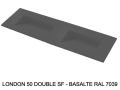 Suspended or built-in double-in gutter plan – LONDON DOUBLE 50