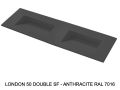Suspended or built-in double-in gutter plan – LONDON DOUBLE 50