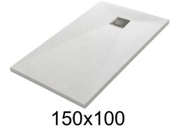 150x100 cm Extra-Flat Resin Shower Tray – TECNIK
