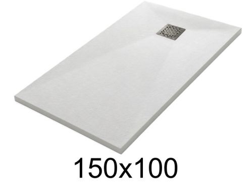150x100 cm Extra-Flat Resin Shower Tray TECNIK