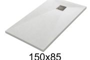 150x85 cm Extra-Flat Resin Shower Tray TECNIK