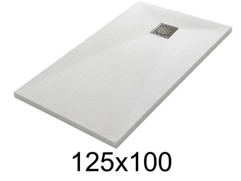 125x100 cm Extra-Flat Resin Shower Tray – TECNIK