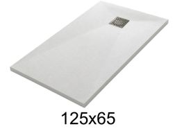 125x65 cm Extra-Flat Resin Shower Tray – TECNIK