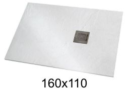 Shower tray 160x110 cm extra-flat resin - VERONE XL