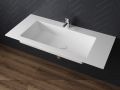 Custom-made suspended or built-in vasin top – NEW YORK 60