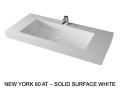 Custom-made suspended or built-in vasin top – NEW YORK 60