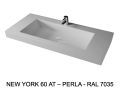 Custom-made suspended or built-in vasin top – NEW YORK 60