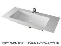 Custom-made suspended or built-in vasin top – NEW YORK 60